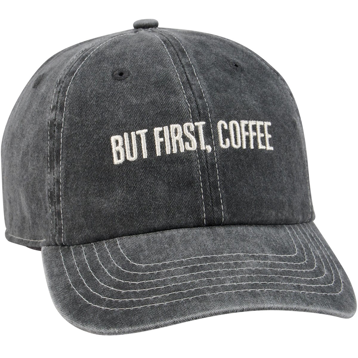But First Coffee Baseball Cap - Cotton, Metal