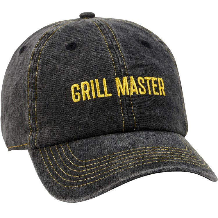 Grill Master Baseball Cap - Cotton, Metal