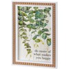 What Makes You Happy Framed Wall Art - Wood
