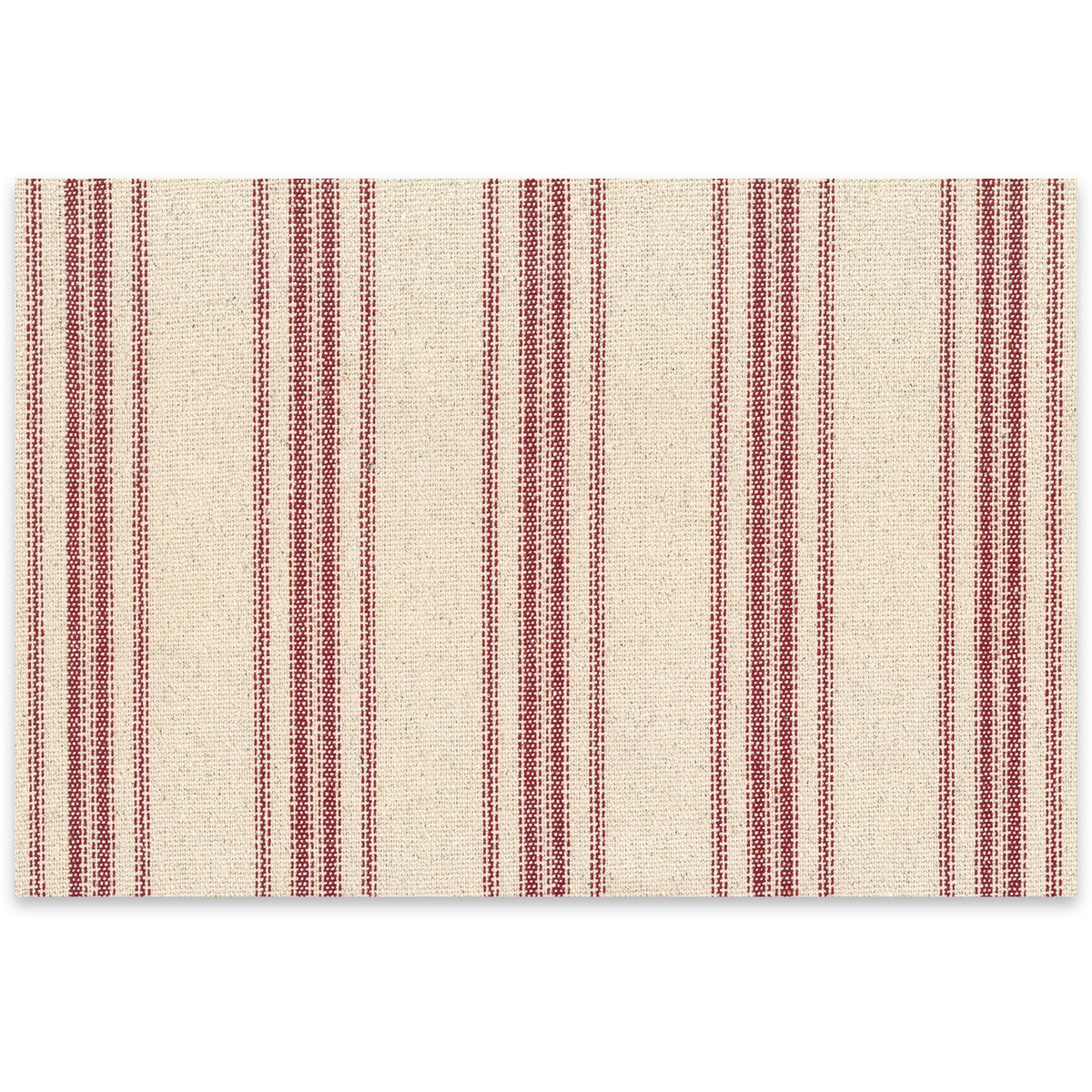 Red Stripe Paper Placemat Pad - Paper
