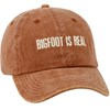Bigfoot Is Real Baseball Cap - Cotton, Metal