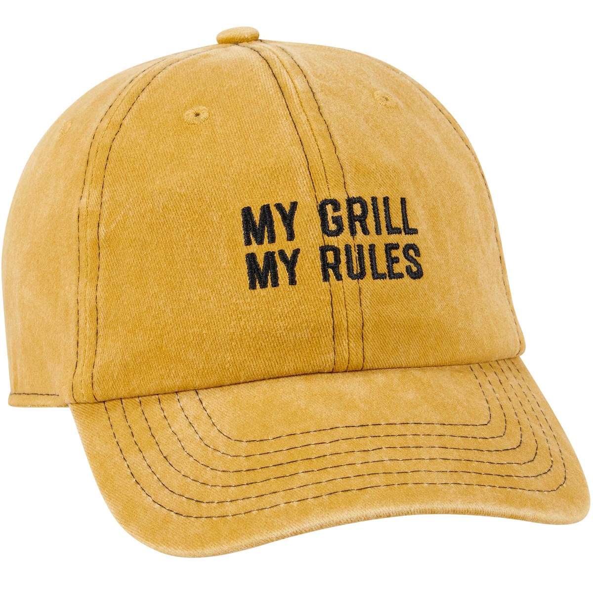 My Grill My Rules Baseball Cap - Cotton, Metal