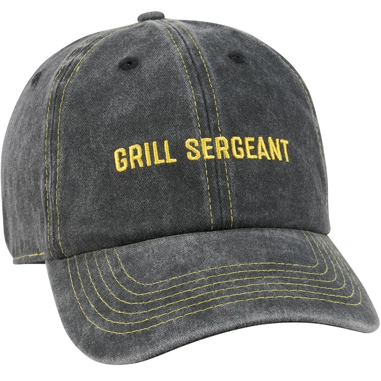 Grill Sergeant Baseball Cap - Cotton, Metal
