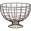 Round Pedestal Wire Basket - Wire