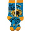 Bee Kind Bee Happy Socks - Cotton, Nylon, Spandex