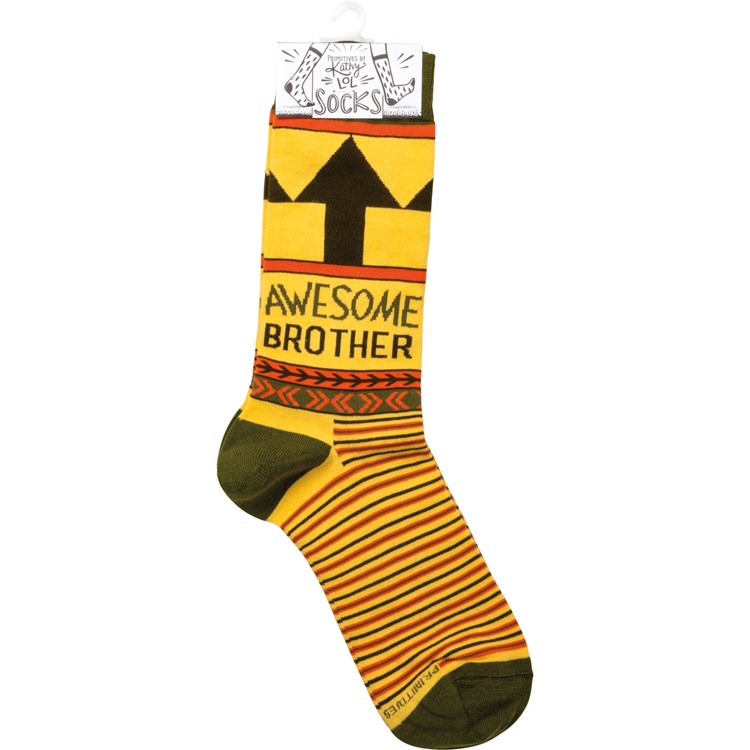 Awesome Brother Socks - Cotton, Nylon, Spandex