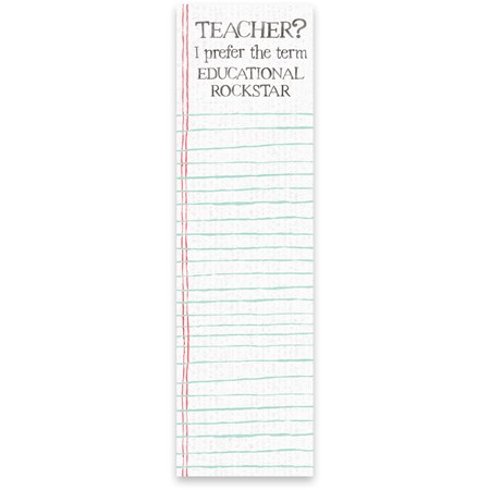 Teacher I Prefer Educational List Pad - Paper, Magnet