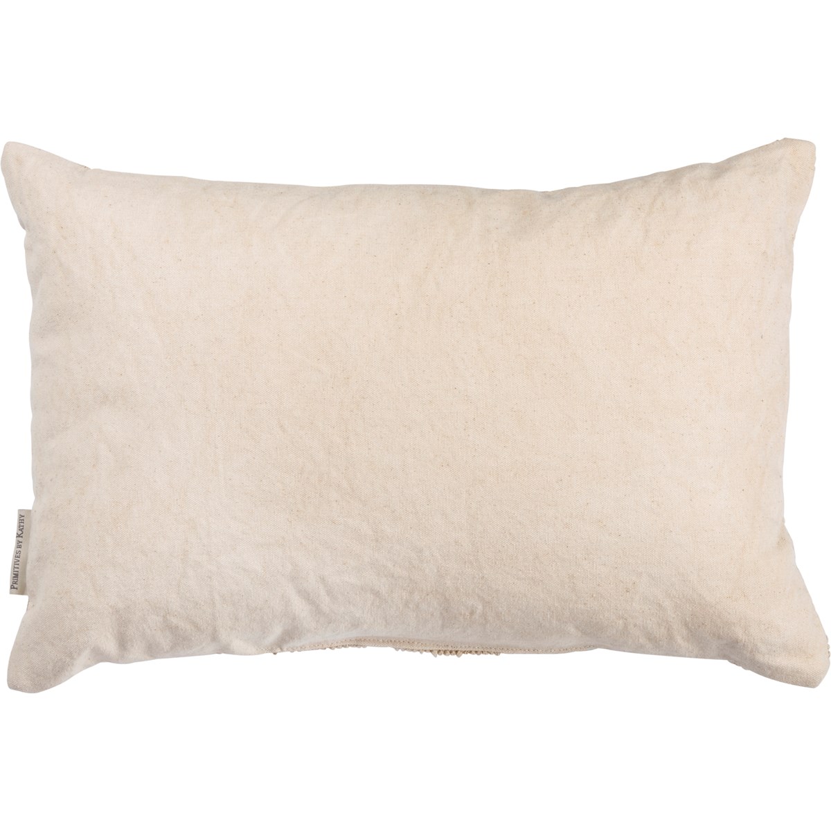 Give Thanks Knobby Pillow - Cotton, Canvas, Zipper