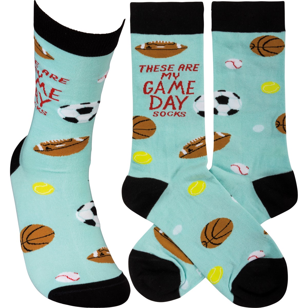 These Are My Game Day Socks - Cotton, Nylon, Spandex