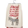 Jingle All The Way Kitchen Towel Set - Cotton