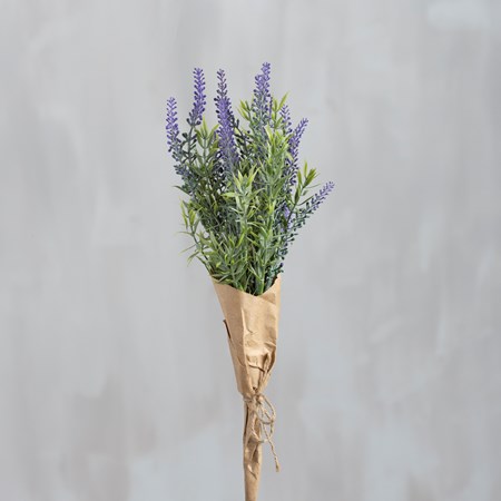 Bouquet - Lavender Bundle - 14" Tall - Plastic, Wire, Paper, Jute