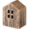 Rustic Houses Sitter Set - Wood