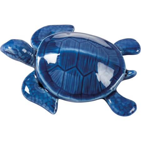 Figurine Lg - Sea Turtle - 4.50" x 1.75" x 5.50" - Ceramic