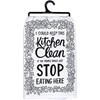 Kitchen Towel - I Could Keep This Kitchen Clean - 28" x 28" - Cotton