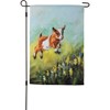 Jumping Goat Garden Flag - Polyester