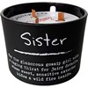 Sister Jar Candle - Soy Wax, Glass, Wood