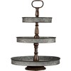 Three Tiered Oval Tray - Metal