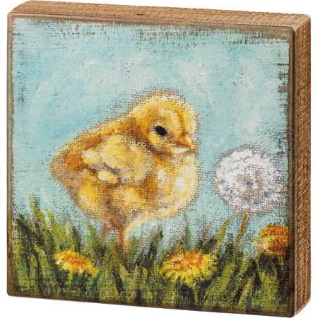 Chick Box Sign - Wood