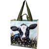 Rooster And Cow Market Tote - Post-Consumer Material, Nylon