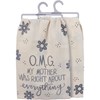 Mother Was Right Floral Kitchen Towel - Cotton