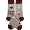 Awesome Wine Drinker Socks - Cotton, Nylon, Spandex