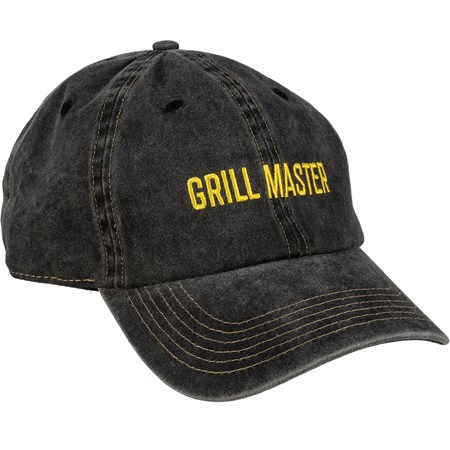 Baseball Cap - Grill Master - One Size Fits Most - Cotton, Metal