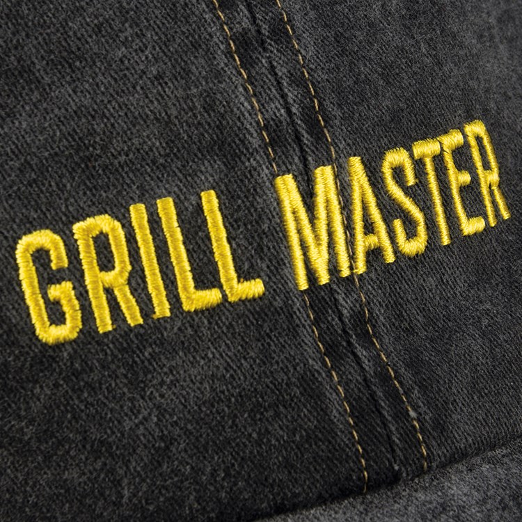 Grill Master Baseball Cap - Cotton, Metal