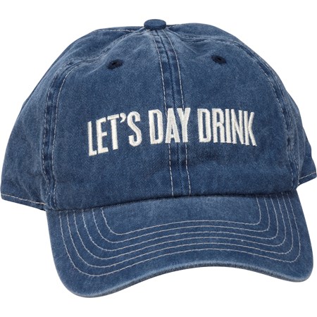 Baseball Cap - Let's Day Drink - One Size Fits Most - Cotton, Metal