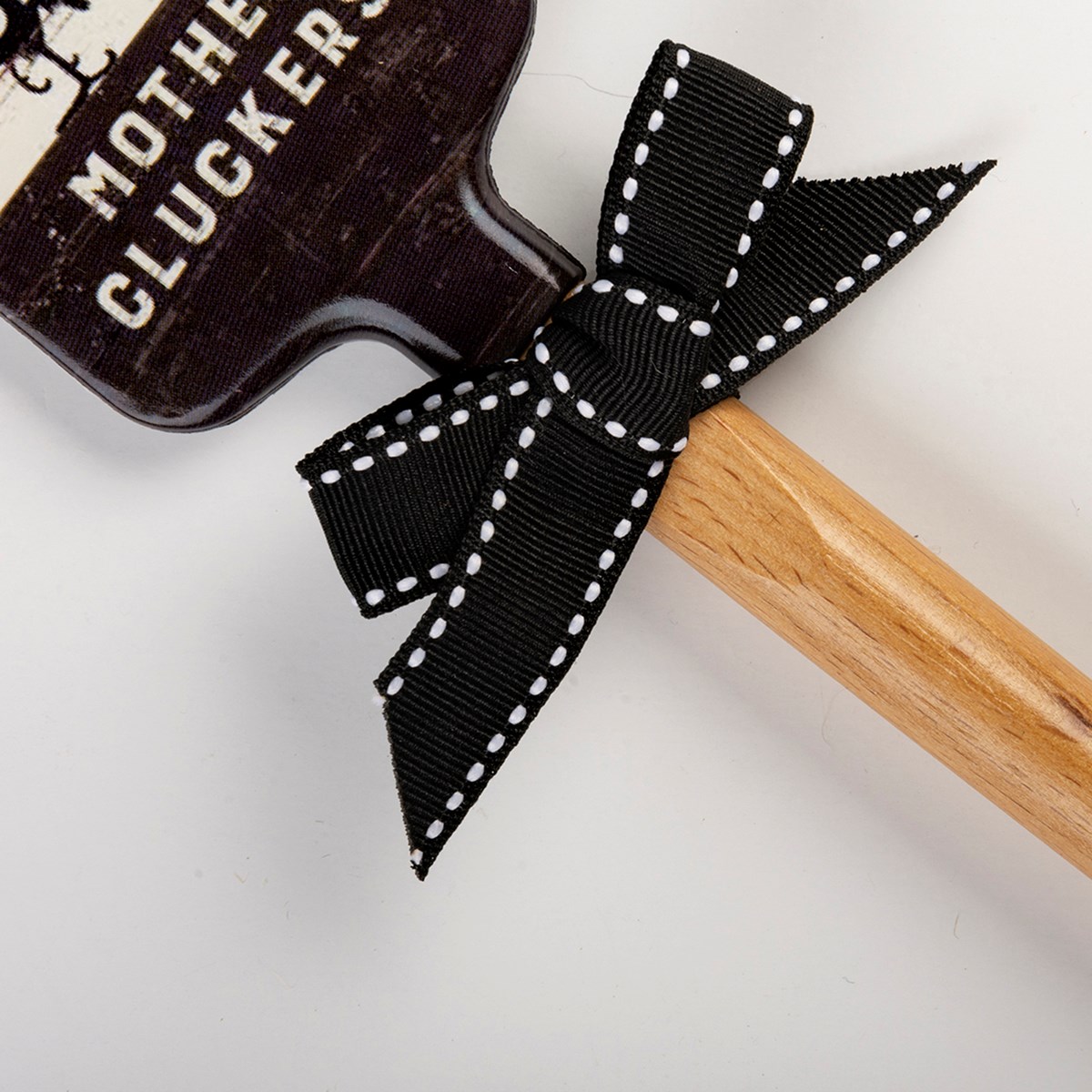Rise & Shine Mother Cluckers Spatula - Silicone, Wood