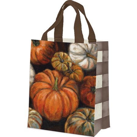Orange Pumpkin Daily Tote - Post-Consumer Material, Nylon
