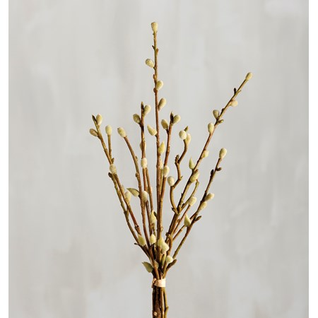 Pussy Willow Bouquet - Plastic, Fabric, Wire
