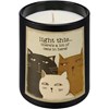 There's A Lot Of Cats In Here Jar Candle - Soy Wax, Glass, Cotton