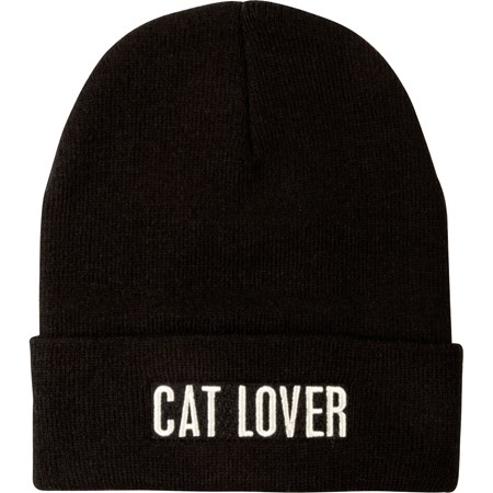 Beanie - Cat Lover - One Size Fits Most - Acrylic