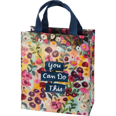 Daily Tote - You Can Do This - 8.75" x 10.25" x 4.75" - Post-Consumer Material, Nylon