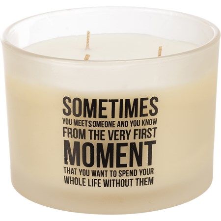 Jar Candle - Spend Your Whole Life Without Them - 14 oz., 4.50" Diameter x 3.25" - Soy Wax, Glass, Cotton