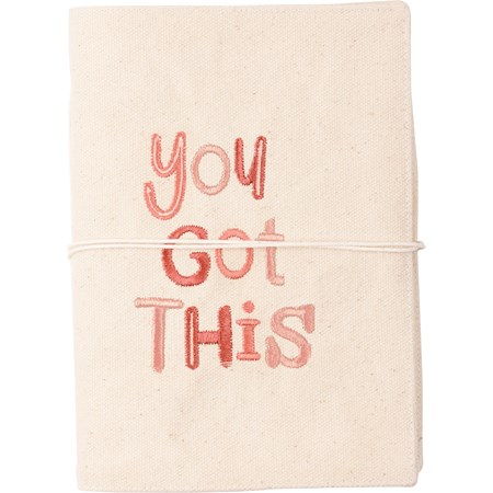 Journal - You Got This  - 5" x 7" x 1" - Canvas, Paper