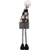 Standing Gnome Large Sitter Set - Polyester, Sand, Metal, Wood