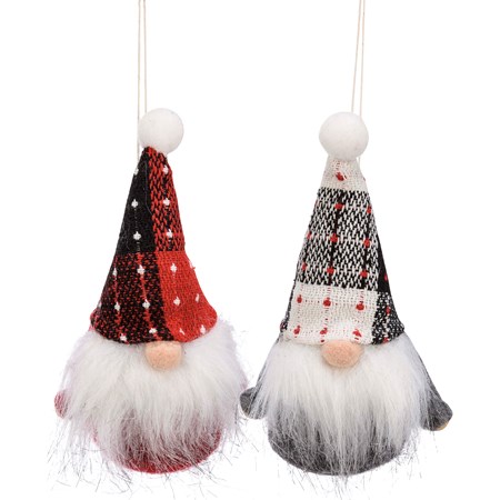 Gnomes Ornament Set - Fabric, Felt