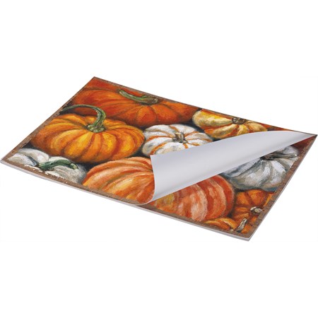 Paper Placemat Pad - Pumpkins - 17.50" x 12" - Paper