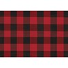 Red And Black Buffalo Check Paper Placemat Pad - Paper