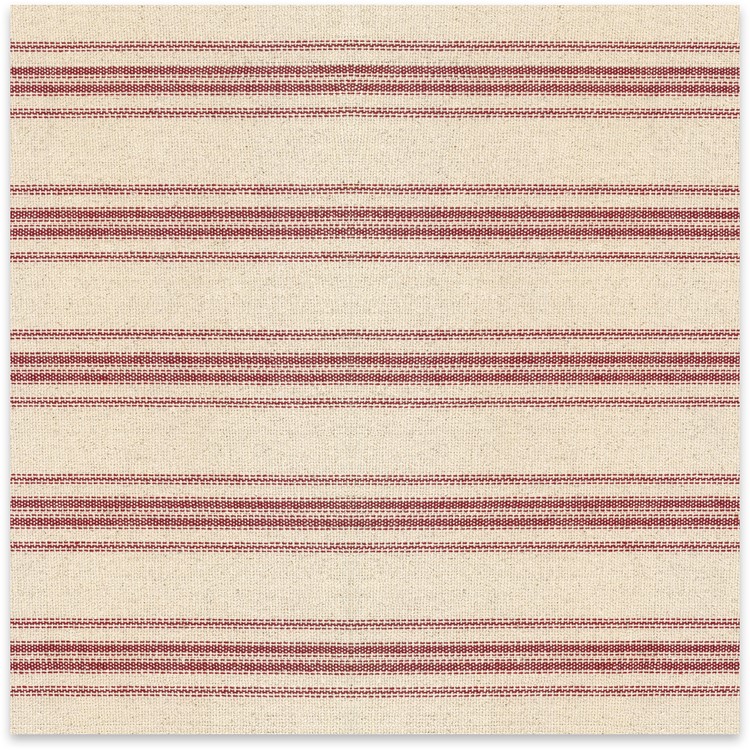 Red Stripe Paper Table Runner - Paper