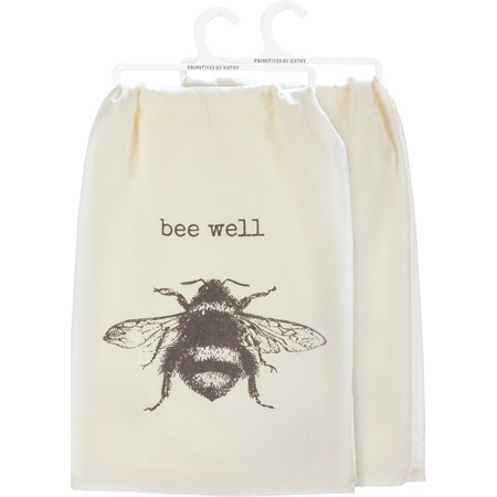 Kitchen Towel - Bee Well - 28" x 28" - Cotton