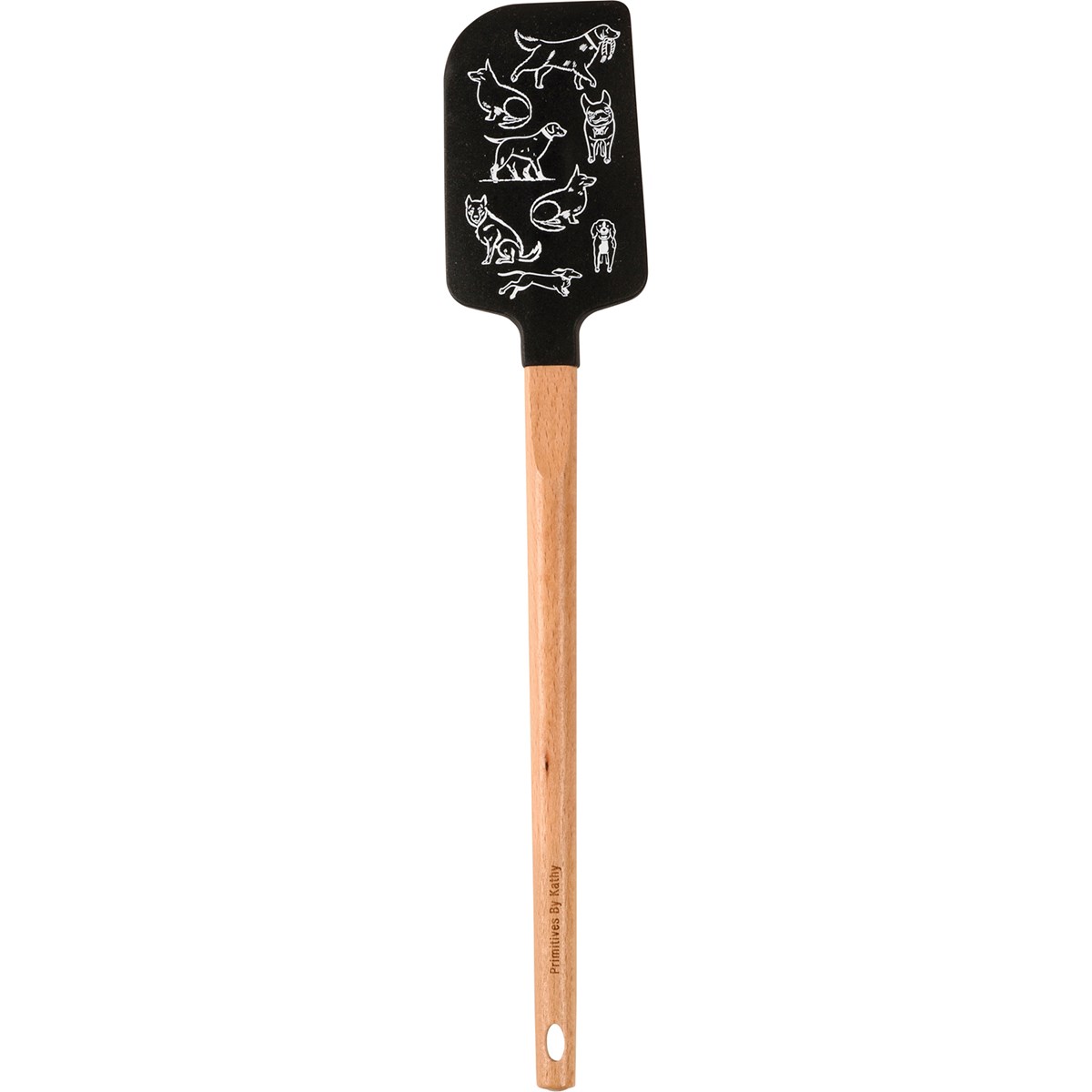 Stay At Home Dog Mom Spatula - Silicone, Wood