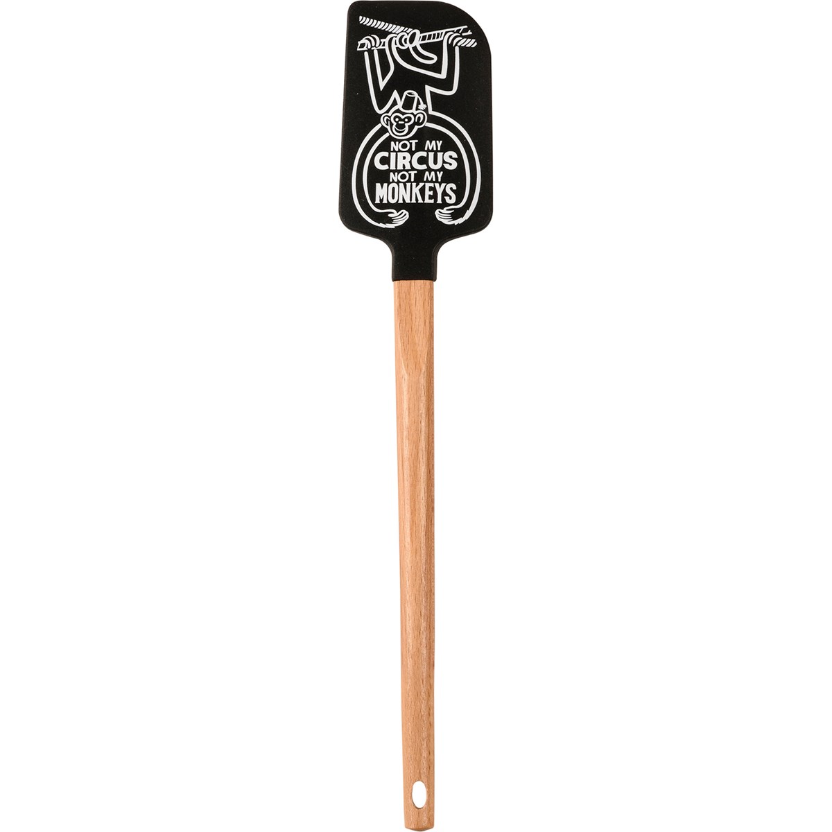 Not My Circus Not My Monkeys Spatula - Silicone, Wood