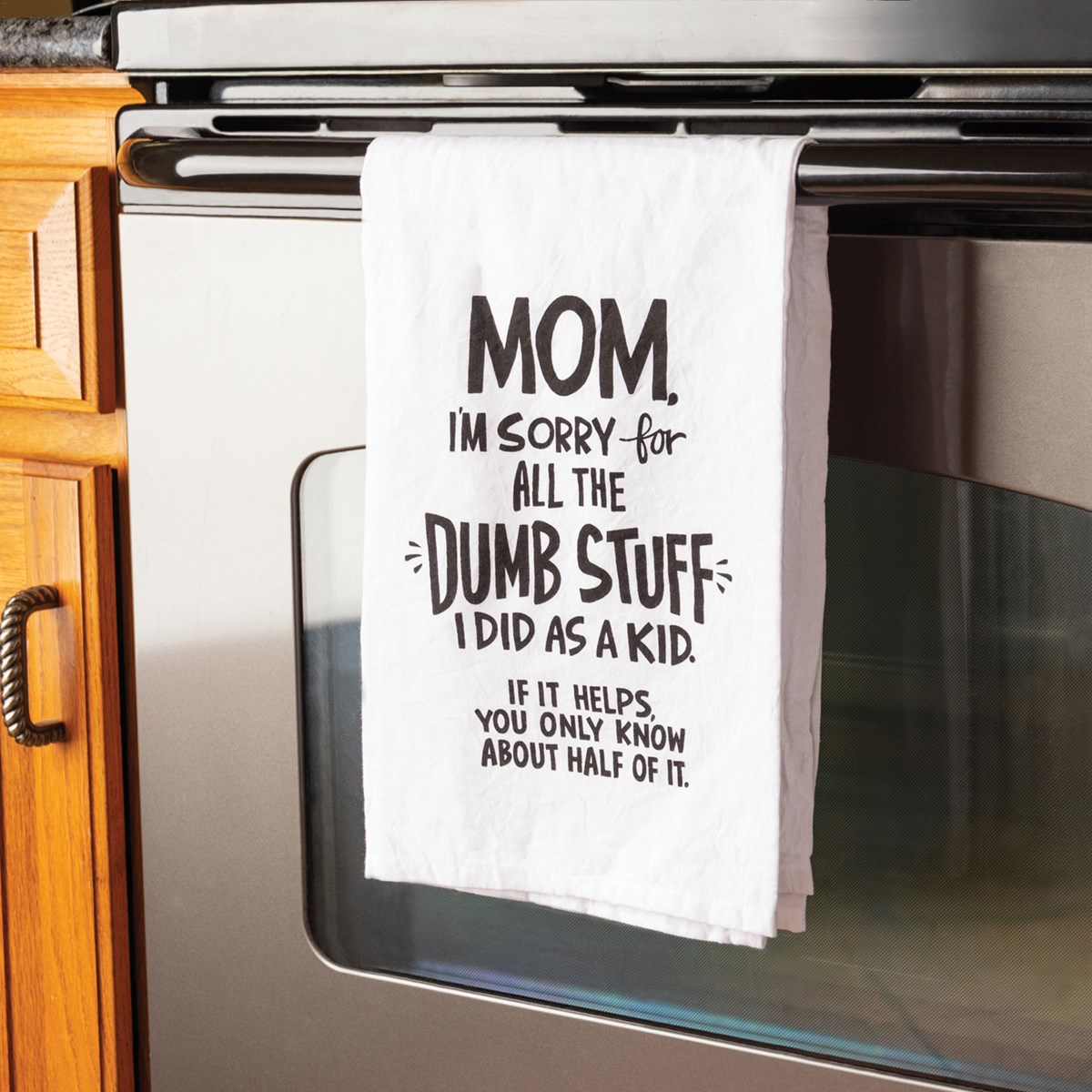 Sorry For The Dumb Stuff I Did Kitchen Towel - Cotton