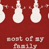 Most Of My Family Are Flakes Kitchen Towel - Cotton, Linen