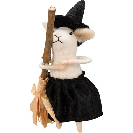 Witch Mouse Critter - Felt, Polyester Plastic