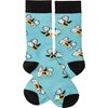 Bees Socks - Cotton, Nylon, Spandex