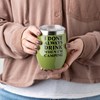 Drink When Camping Yes I Do Wine Tumbler - Stainless Steel, Plastic
