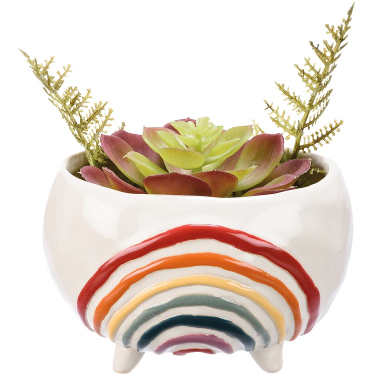 Rainbow Pot - Ceramic
